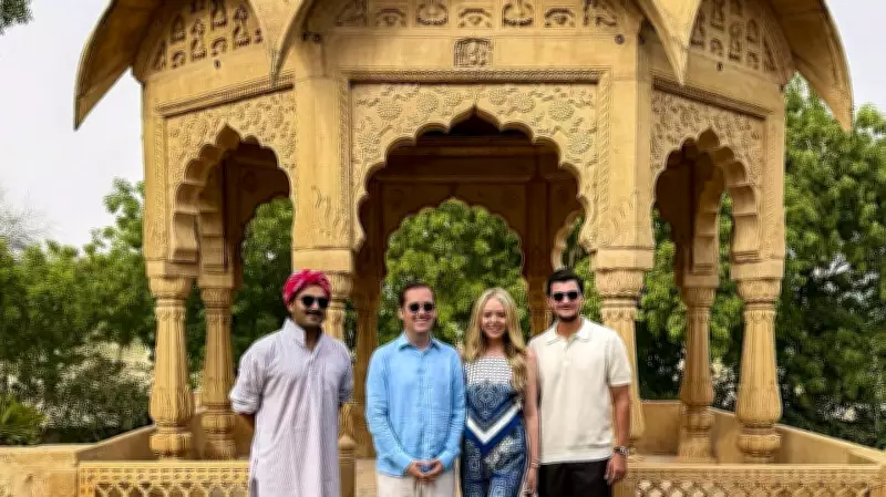 Tiffany Trump Explores Jaisalmer's Sonar Fort and City