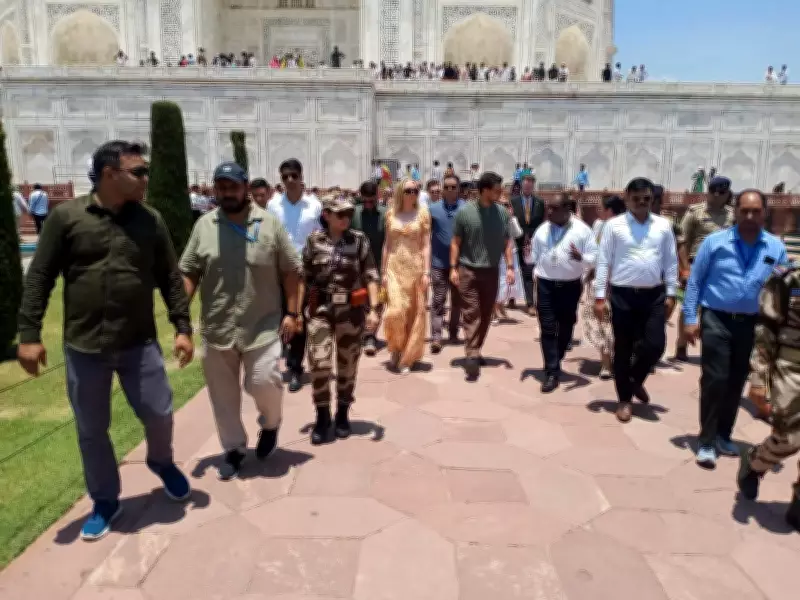 Tiffany Trump, US President's Daughter, Visits Taj Mahal in Agra