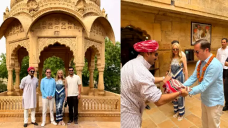 Tiffany Trump Visits Jaisalmer Fort, Praises Its Heritage and Architecture