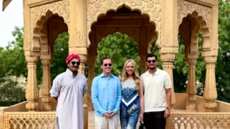 Tiffany Trump Visits Sonar Fort in Jaisalmer with Husband Michael Boulos