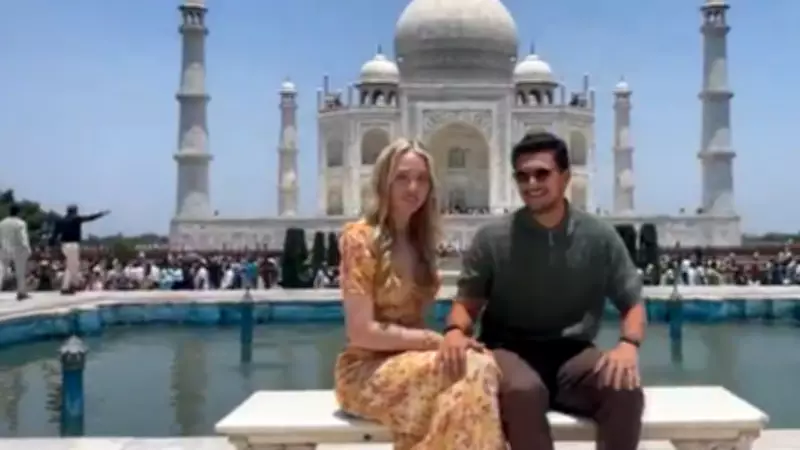 Tiffany Trump visits Taj Mahal with husband Michael Boulos, explores monument