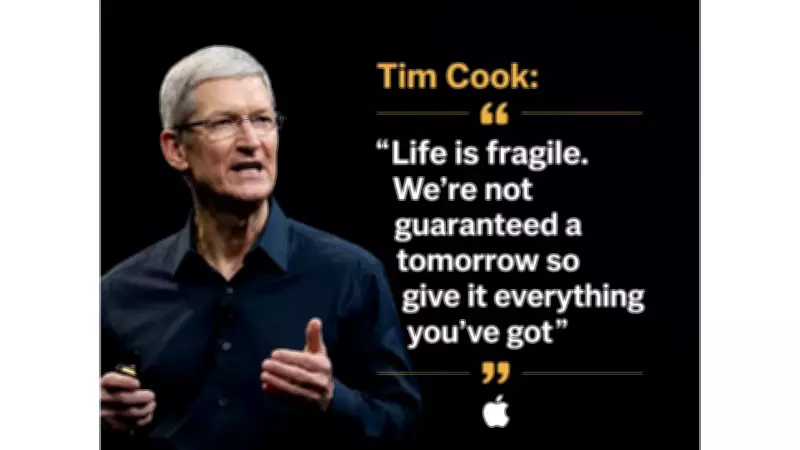 Tim Cook's 'Life Is Fragile' Quote Resonates as CEO Prepares to Step Down