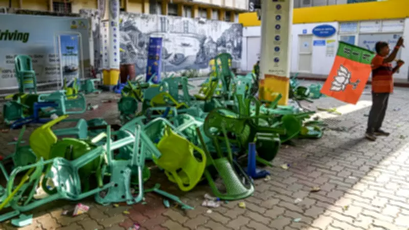 TMC Offices Vandalised Across West Bengal, BJP Denies Involvement