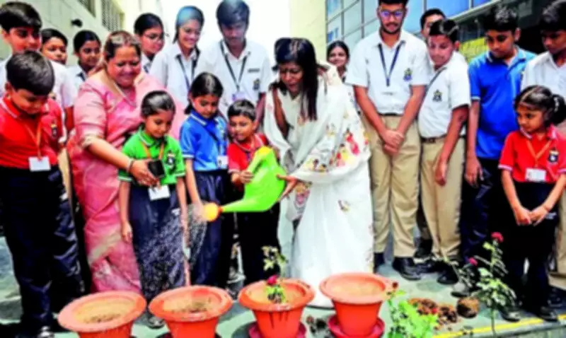 Tribhuvan School Unveils Hybrid Rose 'Tribhuvan' on Founder's Day