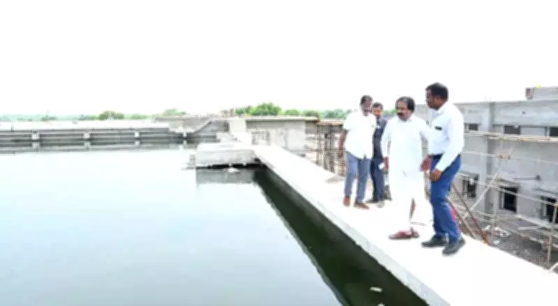 Trichy Mayor Inspects Delayed Sewage Treatment Plant, Commissioning Pushed to August
