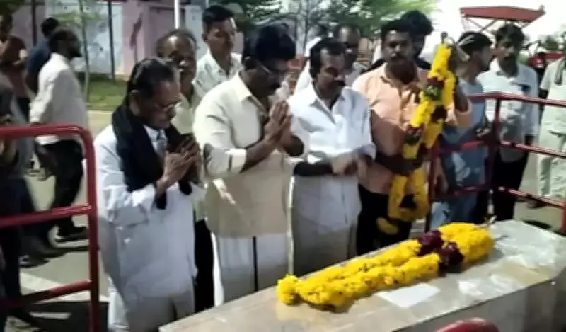 Trichy: Remains of Jabalpur Boat Tragedy Victims Arrive by Special Flight