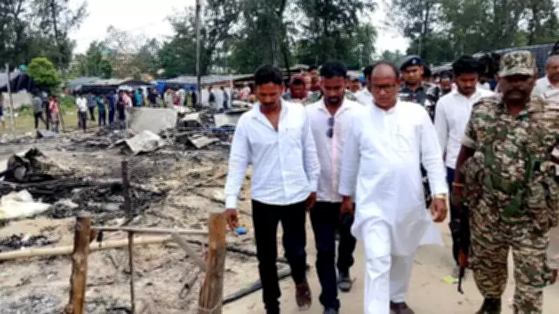 Trinamool blames BJP for worker's death, arson in Bengal; BJP denies