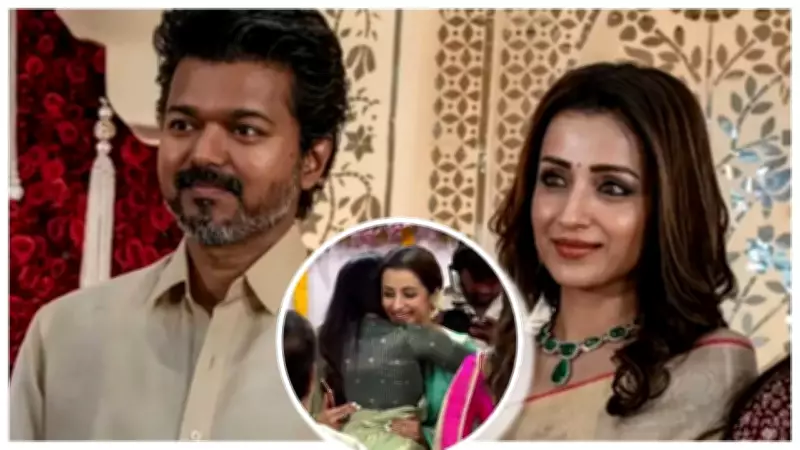 Trisha Krishnan Greets Vijay's Family at Oath-Taking Ceremony