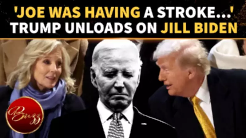 Trump Erupts Over Jill Biden’s ‘Stroke’ Fear Confession in Memoir