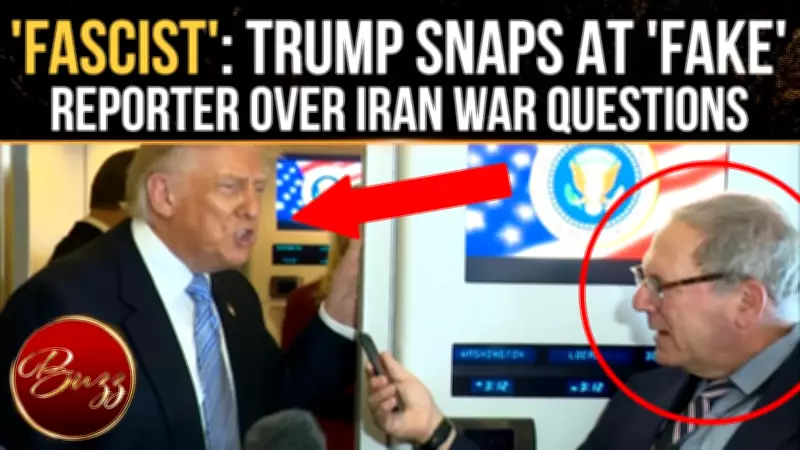 Trump Faces Backlash After Heated Exchange with Reporter on Iran War Question