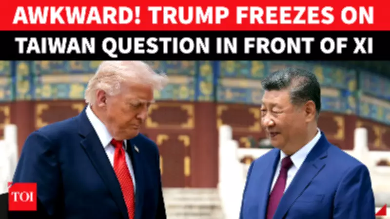 Trump Freezes on Taiwan Question, Says 'China Is Beautiful' in Awkward Xi Jinping Meeting
