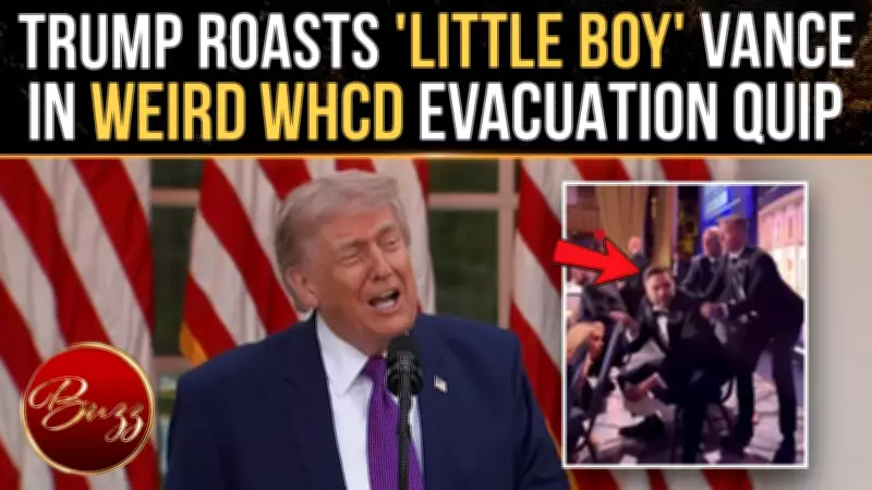 Trump Jokes About Secret Service Dragging Vance 'By Shoulder' in Rose Garden Speech