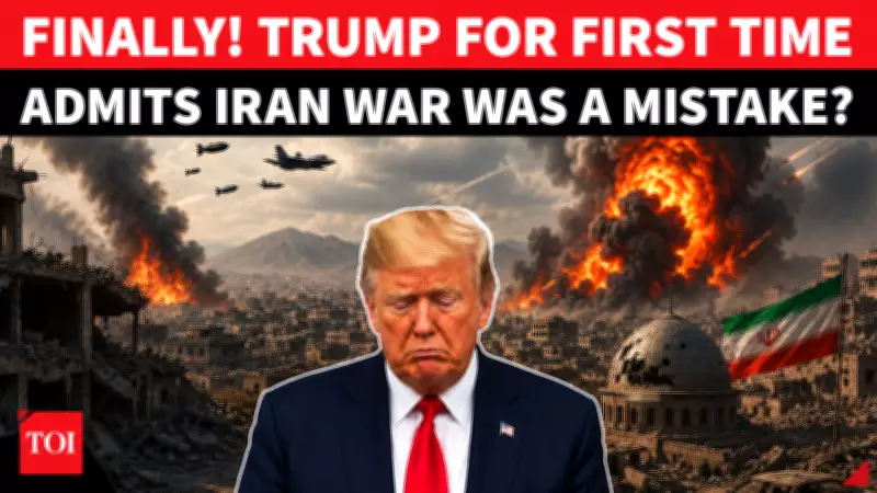 Trump Reflects on Iran War: 'We Shouldn't Have Been There'