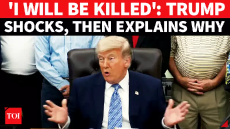 Trump Says He'll Be Killed Both Ways in Oval Office Iran Joke