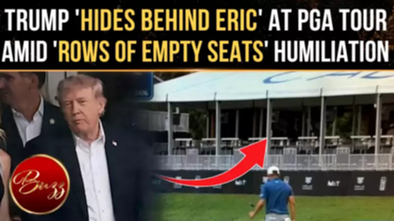 Trump Stays Hidden at His Own Golf Course Amid PGA Tour 'Empty Seats' Claims
