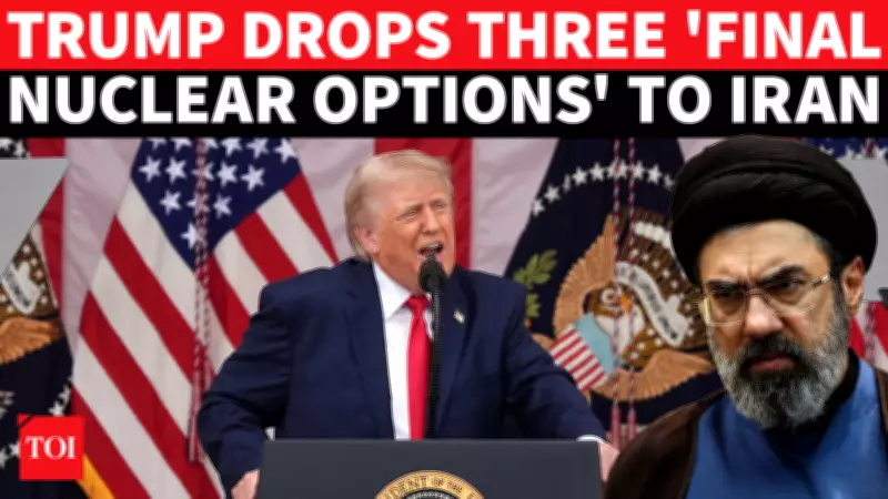 Trump Warns Iran on Uranium, Offers Three Disposal Options
