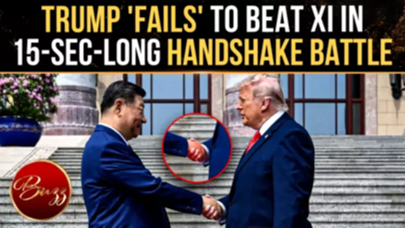 Trump-Xi Handshake Goes Viral as Internet Declares Winner