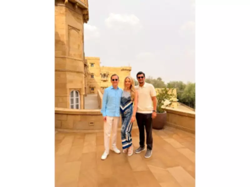 Trump's Daughter and Son-in-Law Visit Jaisalmer's Sonar Fort