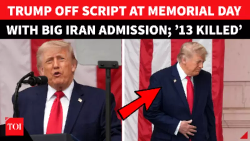 Trump’s Iran Warning at Memorial Day Event Stuns Crowd