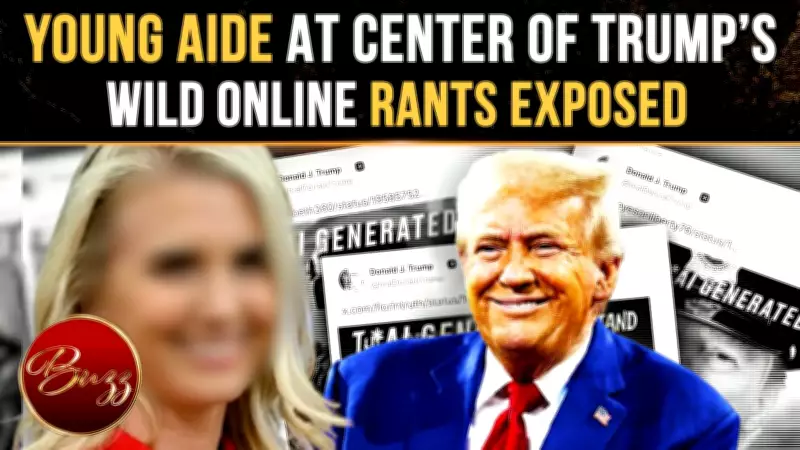 Trump's Late-Night Truth Social Frenzy Linked to Young Aide Natalie Harp