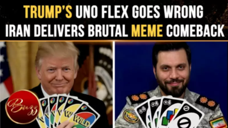 Trump's Uno Gaffe Sparks Meme War, Iran's Consulate Fires Back Instantly