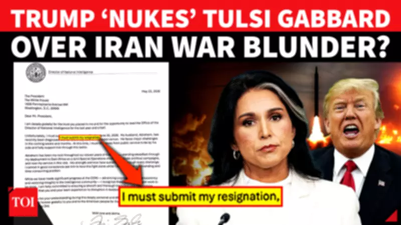 Tulsi Gabbard Resigns as Intelligence Chief Over Husband's Cancer Diagnosis
