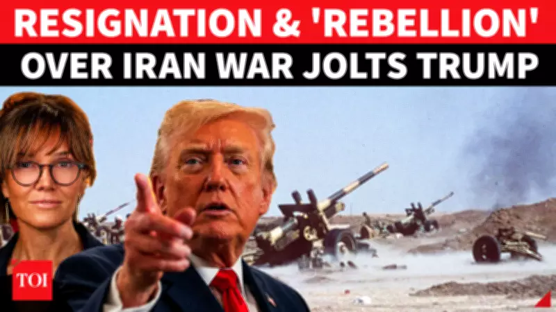 Turmoil in Trump Admin: Two Senior Officials Quit Over Iran War Policy