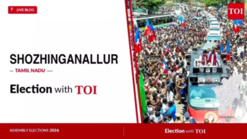 TVK's Saravanan Wins Shozhinganallur by 96,780 Votes in Tamil Nadu