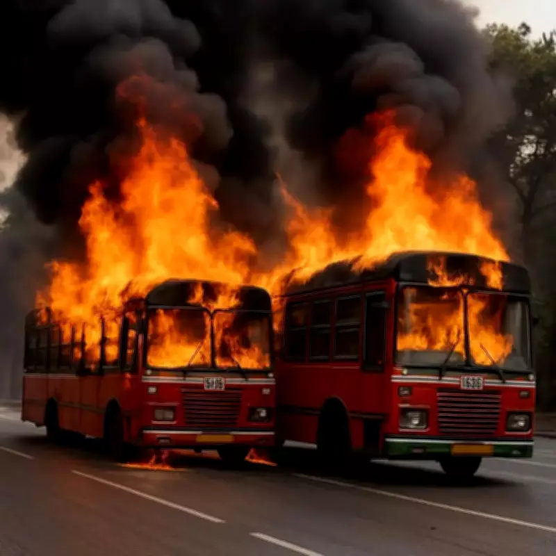 Two CNG BEST buses gutted in fire at Mumbai depot; probe ordered