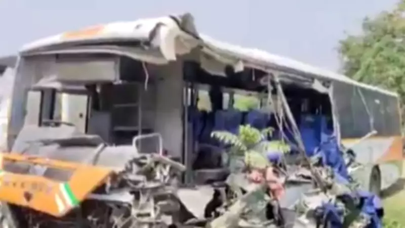 Two Killed, Nine Injured in UP Roadways Bus Crash on Lucknow-Gorakhpur Highway