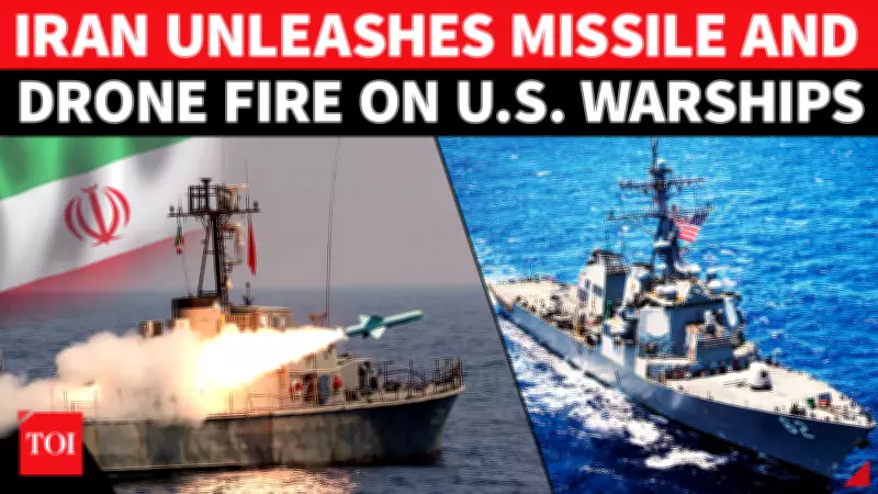 Two US Navy Destroyers Attacked by Iranian Missiles and Drones in Hormuz