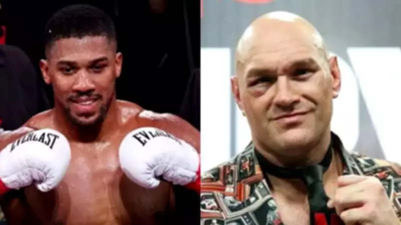 Tyson Fury Mocks Anthony Joshua's Chin After Dubois Knockdowns