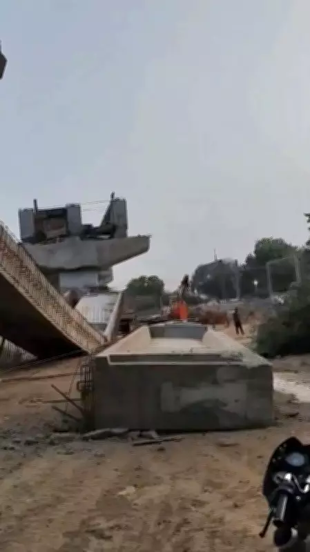 Under-construction railway overbridge collapses near Anand, no casualties