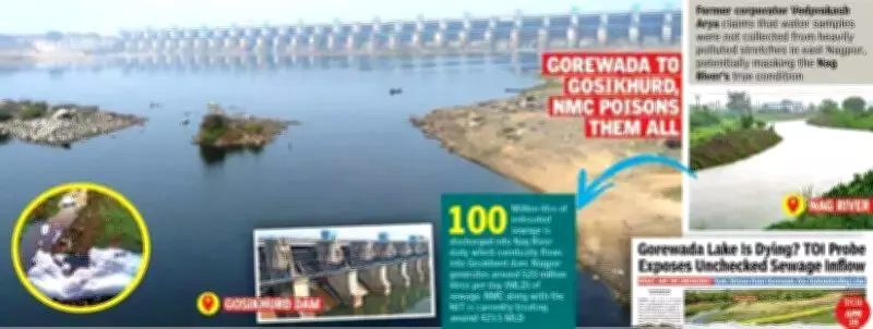Untreated Sewage in Nag River Polluting Gosikhurd Dam, NMC Admits