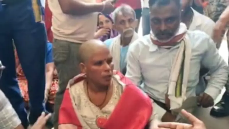 UP BJP Councillor Shaves Head Over Neglect of Ward Development