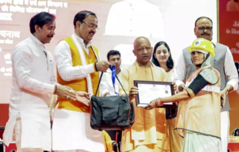 UP CM Yogi Adityanath vows health cover for 1 crore worker families on Labour Day