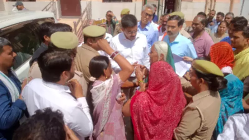 UP Police Constable's Family Protests Land Dispute, Probe Ordered