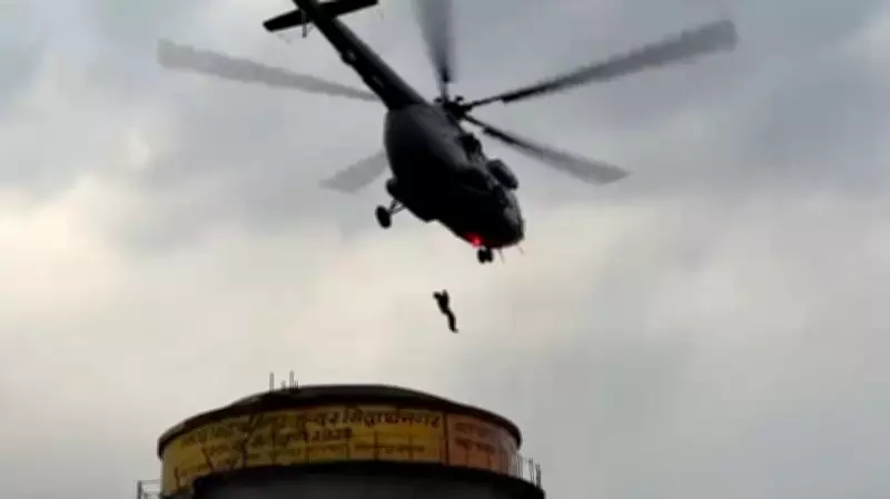 UP Teen Dies After Water Tank Stairs Collapse, IAF Rescues Two