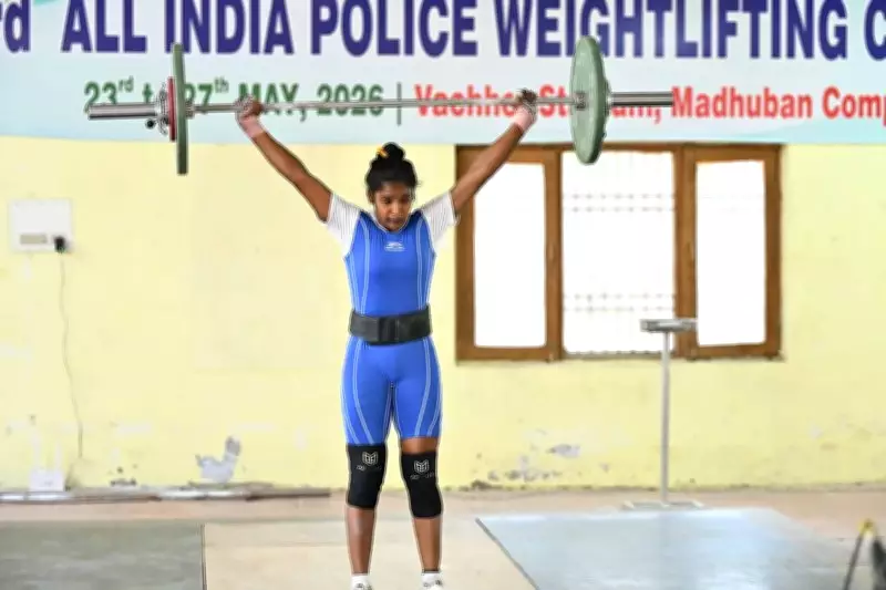 UP, TN, CISF Athletes Dominate All India Police Weightlifting Championship