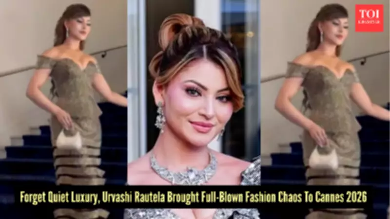 Urvashi Rautela Stuns in Two Extravagant Gowns at Cannes 2026 Red Carpet