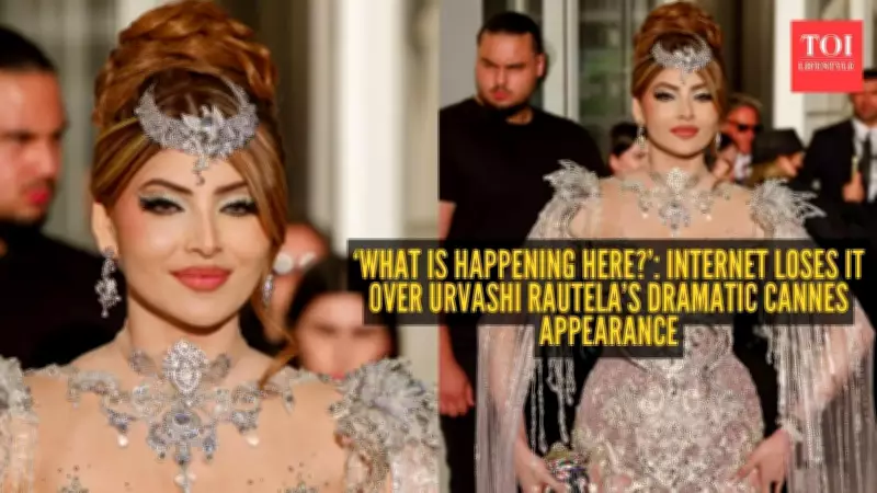Urvashi Rautela's Sparkly Cannes Look Breaks Internet Again