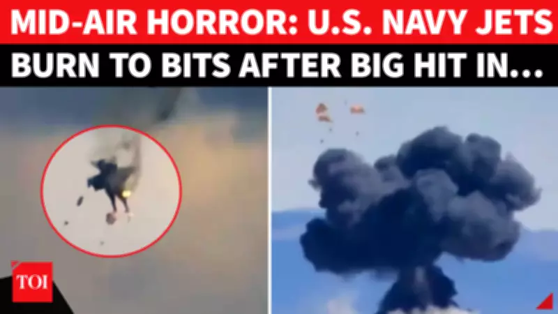 US Navy Growler Jets Collide Mid-Air at Idaho Air Show, Crew Ejects Safely