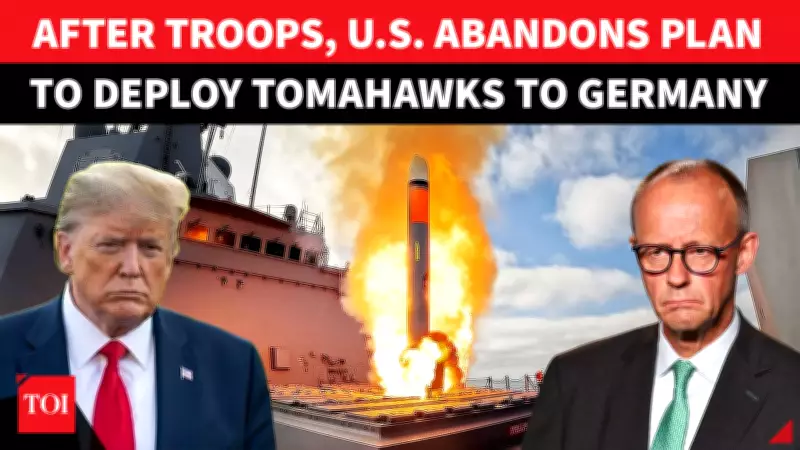 US Scraps Tomahawk Missile Deployment to Germany Amid NATO Tensions