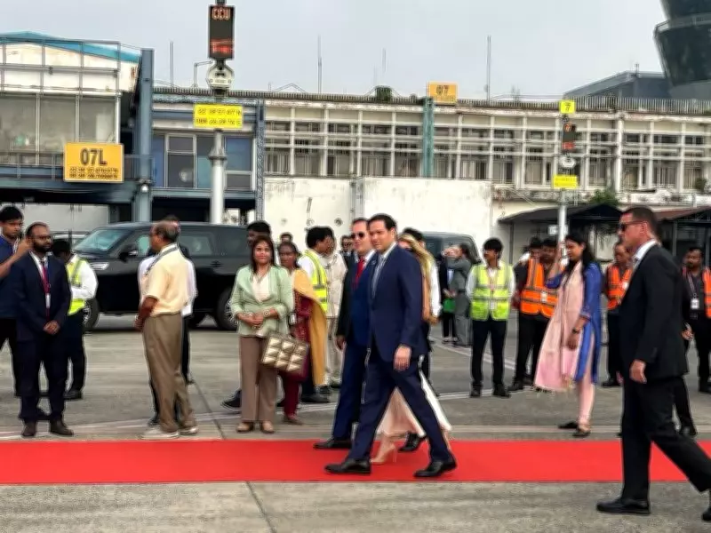 US Secretary of State Marco Rubio Arrives in Kolkata for Meeting with PM Modi