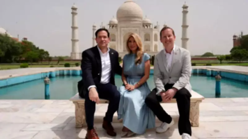 US Secretary of State Marco Rubio Visits Taj Mahal, Calls It Iconic Wonder of the World