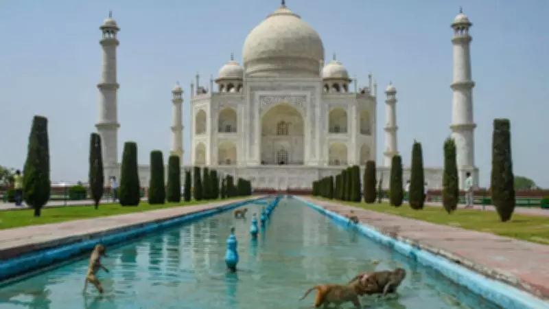 US Secretary of State Marco Rubio Visits Taj Mahal with Wife in Agra