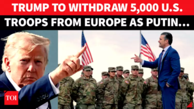 US Signals NATO Military Pullback as Europe Braces for Smaller American War Commitment