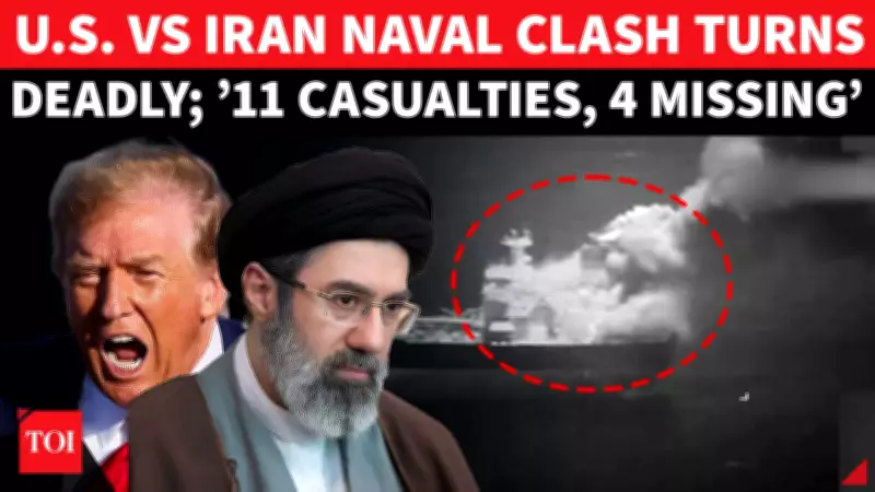 US Strikes Iranian Cargo Vessel Near Hormuz Amid Rising Tensions; 1 Dead, 10 Injured
