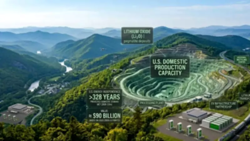USGS Finds 2.3M Tons of Lithium in Appalachian Mountains Worth $90B