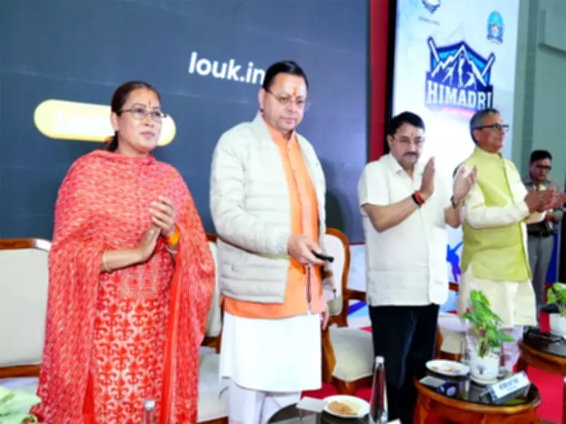 Uttarakhand CM Joins Himadri Ice Rink First Anniversary in Dehradun